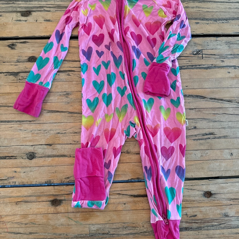 Little Sleepies Pink/Heart Pajamas